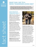 Thumbnail of the PDF version of “What Can I Say to a Newly Diagnosed Loved One?”