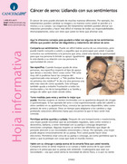 Thumbnail of the PDF version of Cáncer de seno: Lidiando con sus sentimientos