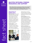 Thumbnail of the PDF version of Multiple Myeloma: Finding Resources and Support