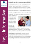Thumbnail of the PDF version of Sobrellevando el mieloma múltiple
