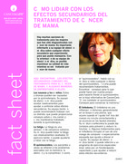 Thumbnail of the PDF version of Confrontando los efectos secundarios del tratamiento de cáncer del seno