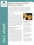 Thumbnail of the PDF version of Medical Treatments for Chronic Myelogenous Leukemia