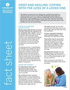 Thumbnail of the PDF version of Grief and Healing: Coping with the Loss of a Loved One