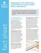 Thumbnail of the PDF version of Managing the Practical Concerns of Your Loved One's Diagnosis