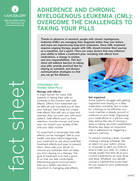 Thumbnail of the PDF version of Adherence and CML: Overcome the Challenges to Taking Your Pills