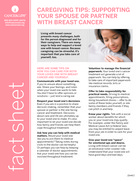 Thumbnail of the PDF version of Supporting a Loved One With Metastatic Breast Cancer: Caregiving Tips for Men
