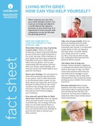 Thumbnail of the PDF version of Living with Grief: How Can You Help Yourself?
