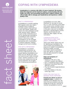 Thumbnail of the PDF version of Coping With Lymphedema