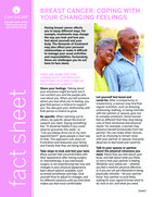 Thumbnail of the PDF version of Breast Cancer: Coping With Your Changing Feelings