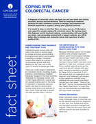 Thumbnail of the PDF version of Coping with Colorectal Cancer