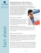 Thumbnail of the PDF version of Colorectal Cancer: New Tools for Making Decisions About Treatment