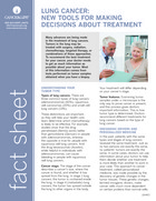Thumbnail of the PDF version of Lung Cancer: New Tools for Making Decisions About Treatment