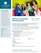 Self Care for Young Adults Affected by Cancer pdf thumbnail