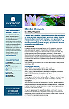 Mindful Moments: Monthly Program pdf thumbnail