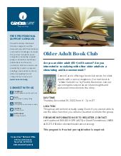 Older Adult Book Club: “A Man Called Ove" pdf thumbnail