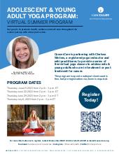 Adolescent & Young Adult Yoga Summer Series pdf thumbnail