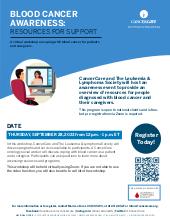 Blood Cancer Awareness: Resources for Support pdf thumbnail
