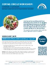 Coping Circle Workshop: Comida y Cancer pdf thumbnail