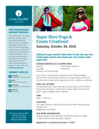 Super Hero Yoga & Comic Creations! pdf thumbnail