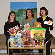 Display photo for Phi Beta Kappa Association of New York Holiday Toy Drive Collects Donated Gifts for Children and Teens Affected by Cancer