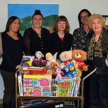 Display photo for Phi Beta Kappa Association of New York Donates Gifts for Children and Teens Affected by Cancer