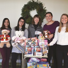Display photo for The Phi Beta Kappa New York Association Holiday Celebration and Toy Drive Donates Gifts to Families Affected by Cancer