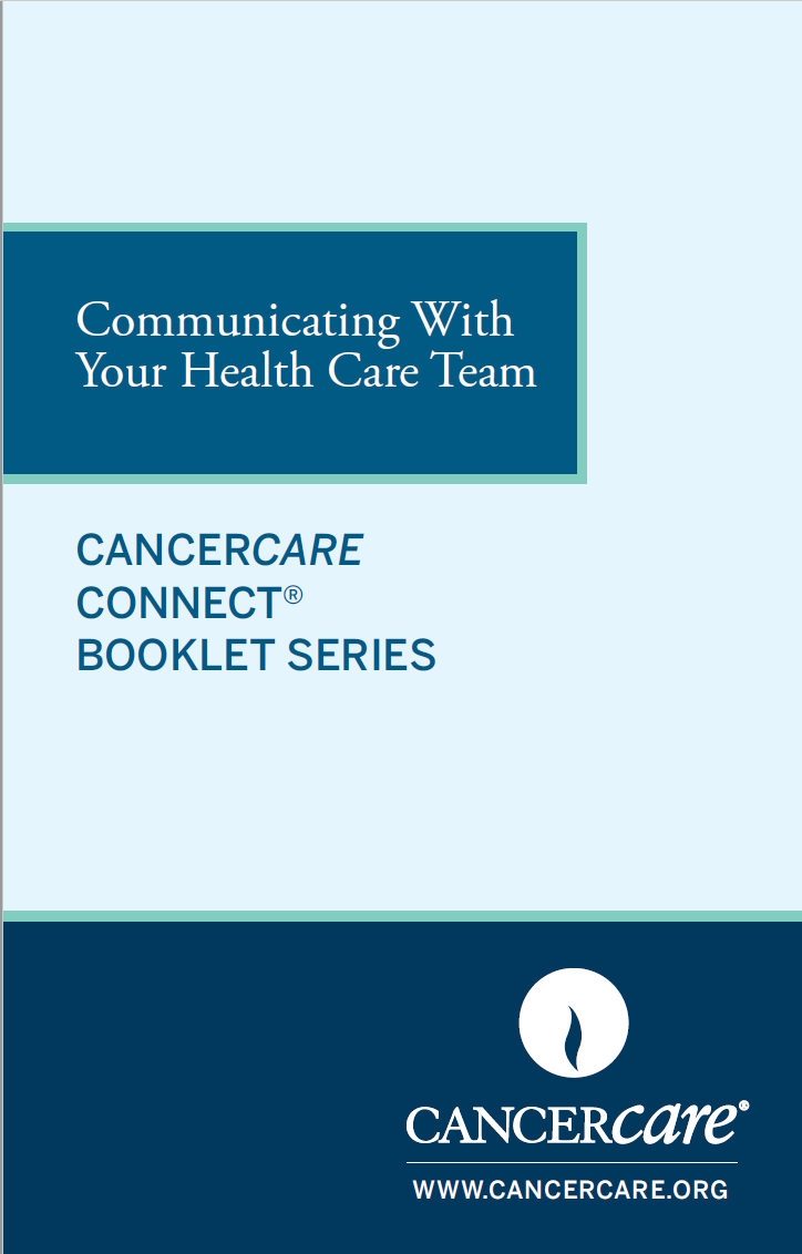 Thumbnail of the PDF version of Communicating With Your Health Care Team