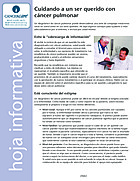 Thumbnail of the PDF version of Cuidando a un ser querido con cáncer pulmonar