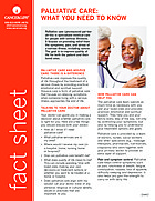 Thumbnail of the PDF version of Palliative Care: What You Need to Know