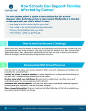 Thumbnail of the PDF version of How Schools Can Support Families Affected by Cancer
