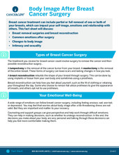 Thumbnail of the PDF version of Body Image After Breast Cancer Surgery