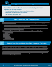 Thumbnail of the PDF version of Caring for Your Skin During Cancer Treatment
