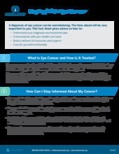 Thumbnail of the PDF version of Coping With Eye Cancer