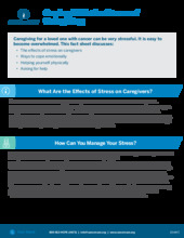 Thumbnail of the PDF version of Coping With the Stress of Caregiving