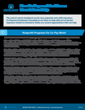 Thumbnail of the PDF version of How Co-Payment Assistance Foundations Help