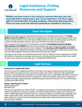 Thumbnail of the PDF version of Legal Assistance: Finding Resources and Support
