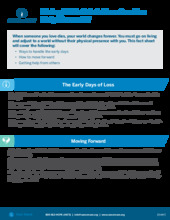 Thumbnail of the PDF version of Living With Grief: How Can You Help Yourself?