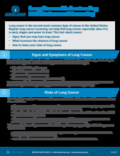 Thumbnail of the PDF version of Lung Cancer: Understanding Risk Factors and Screening