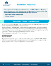 Thumbnail of the PDF version of Prosthesis Resources