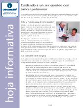 Thumbnail of the PDF version of Cuidando a un ser querido con cáncer pulmonar