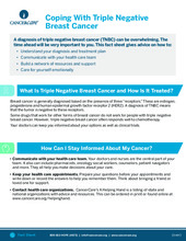 Thumbnail of the PDF version of Coping With Triple Negative Breast Cancer