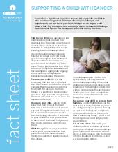Thumbnail of the PDF version of Supporting a Child With Cancer