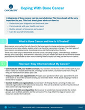 Thumbnail of the PDF version of Coping With Bone Cancer