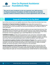Thumbnail of the PDF version of How Co-Payment Assistance Foundations Help