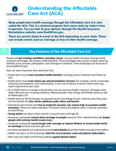 Thumbnail of the PDF version of Understanding the Affordable Care Act