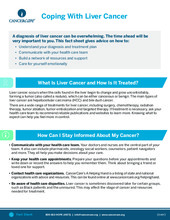 Thumbnail of the PDF version of Coping With Liver Cancer