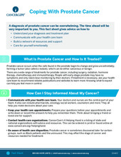 Thumbnail of the PDF version of Coping With Prostate Cancer