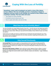 Thumbnail of the PDF version of Coping With the Loss of Fertility