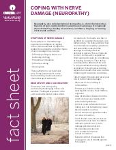 Thumbnail of the PDF version of Coping With Nerve Damage (Neuropathy)