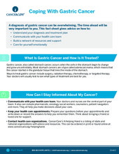 Thumbnail of the PDF version of Coping With Gastric Cancer